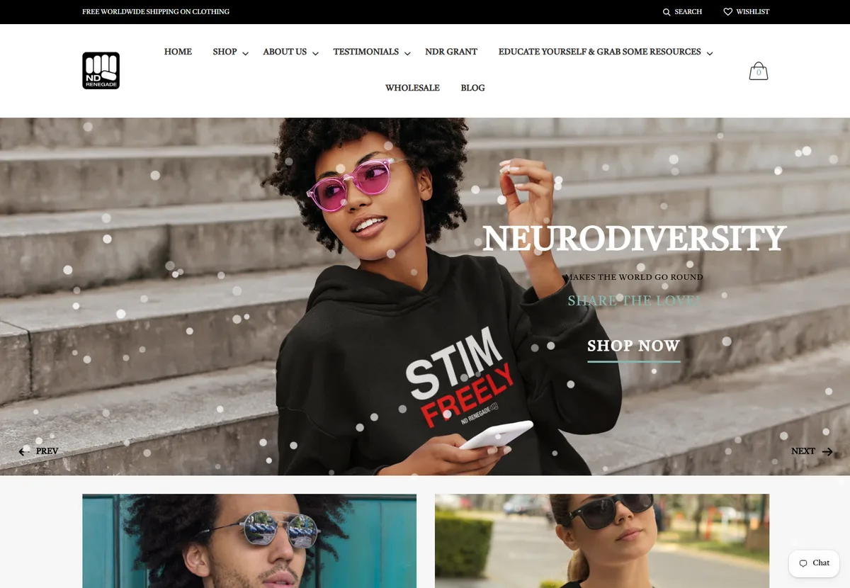 Neurodivergent Pride storefront screenshot 1