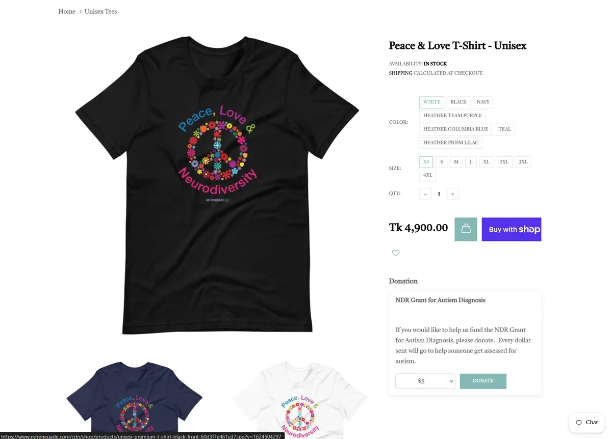 Neurodivergent Pride storefront screenshot 3