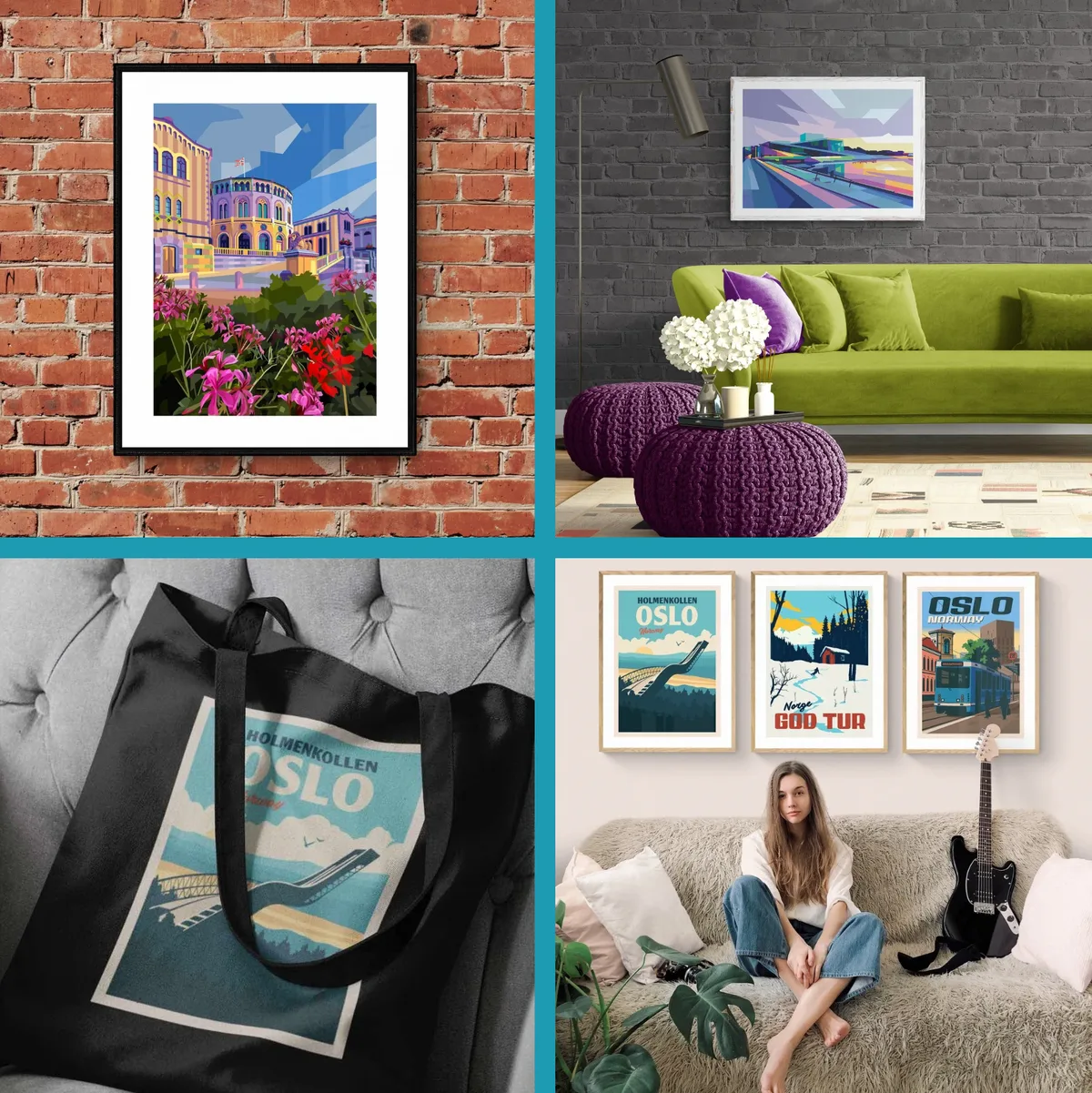 Retro Travel Posters storefront screenshot 1