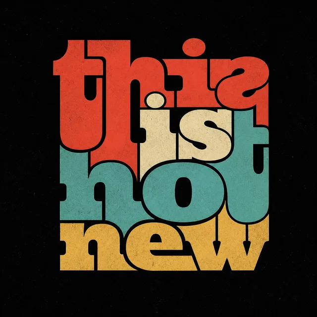 This Is Not New typographic print