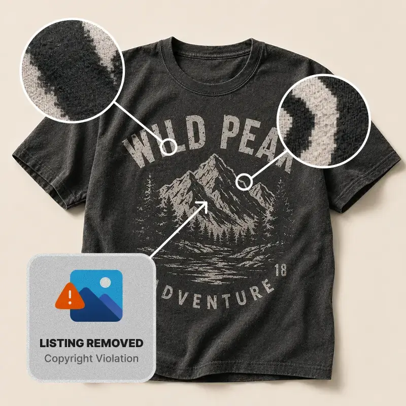 Etsy POD store setup example